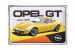 Blechschild "Opel GT" - 30 x 20cm